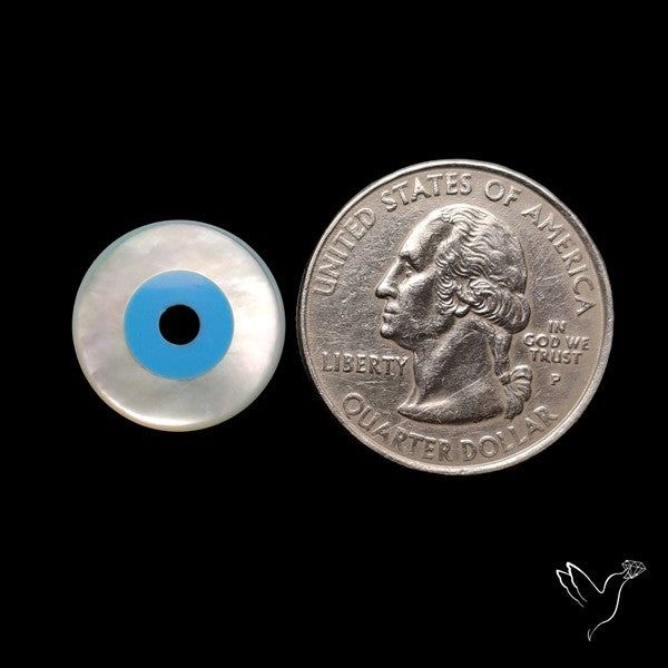 Mother Of Pearl Eye Inlay Carving