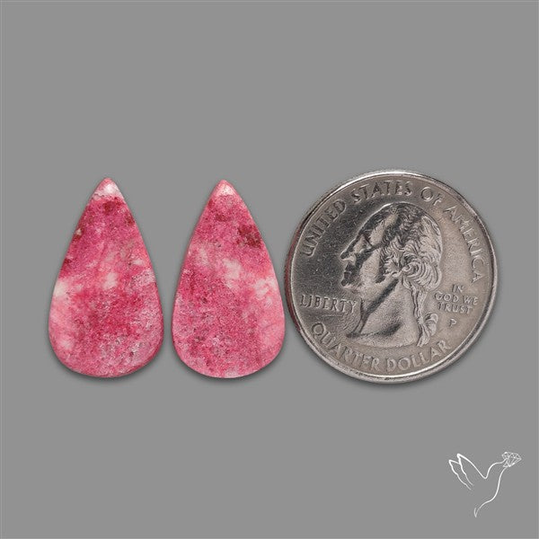 Pink Thulite Pair