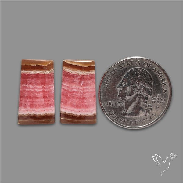 Honey Rhodochrosite Pair