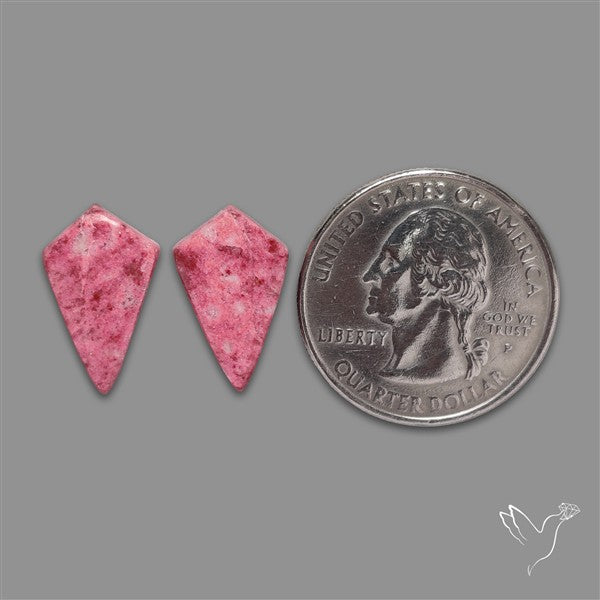 Pink Thulite Pair