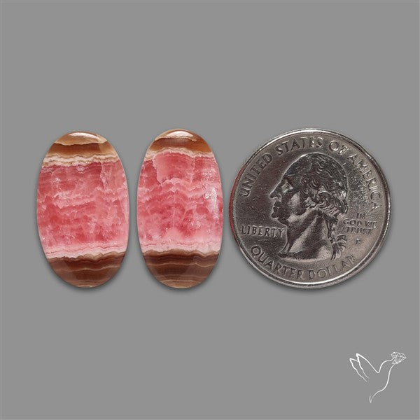 Honey Rhodochrosite Pair