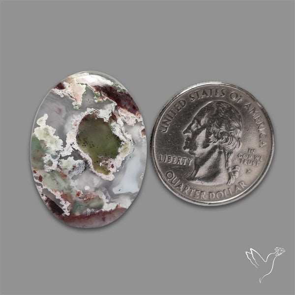 Aqua Chrysoprase Cabochon Selected Rare Patterns