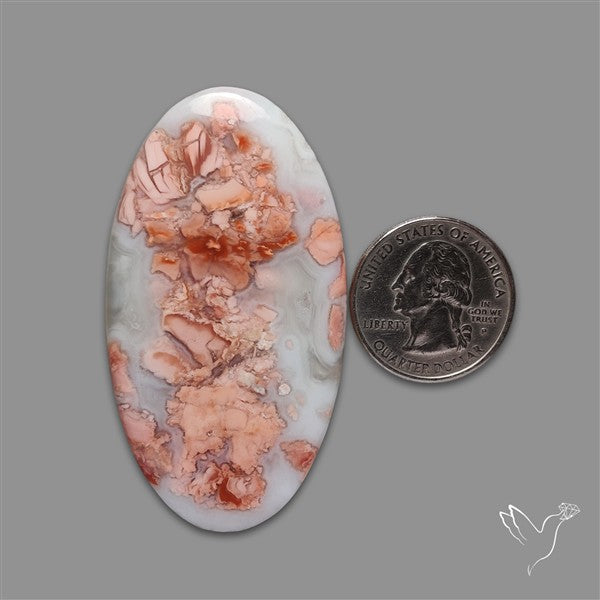 Large Cotton Candy Agate Cabochon