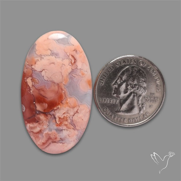 Cotton Candy Agate Cabochon