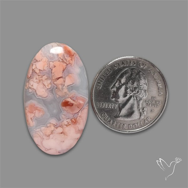 Cotton Candy Agate Cabochon