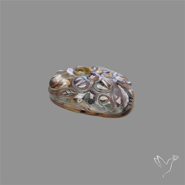 Abalone Shell Doublet Mughal Carving