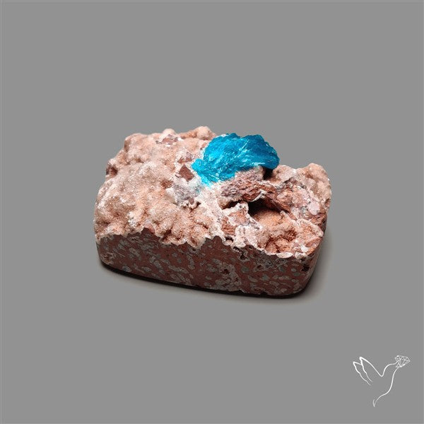 Large Cavansite Druzy Specimen with Flat Backs