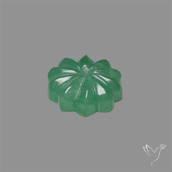 Green Aventurine Flower Carving