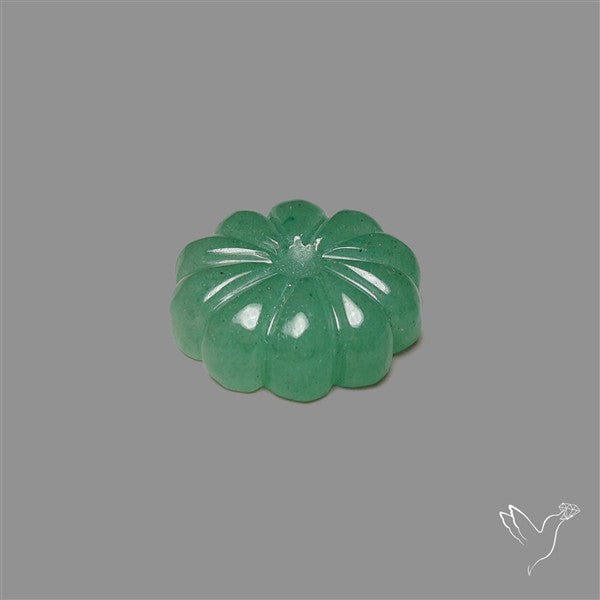Green Aventurine Flower Carving