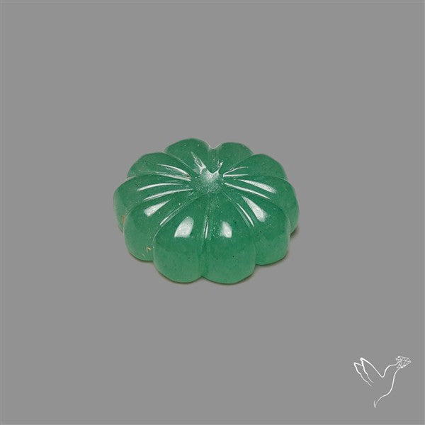 Green Aventurine Flower Carving