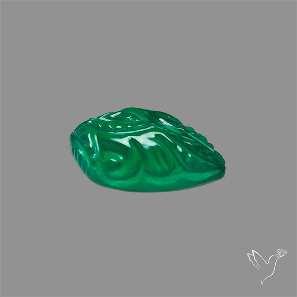 Zimbabwe Chrome Chalcedony Mughal Carving