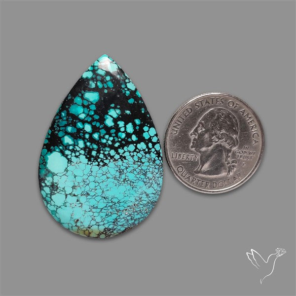 Selected Large Hubei Turquoise Cabochon