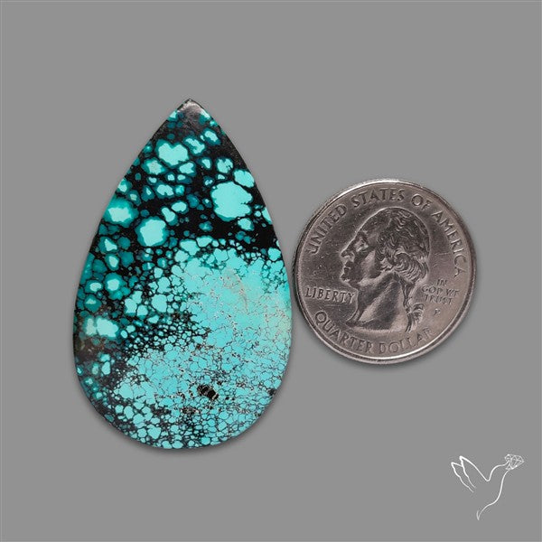 Selected Large Hubei Turquoise Cabochon