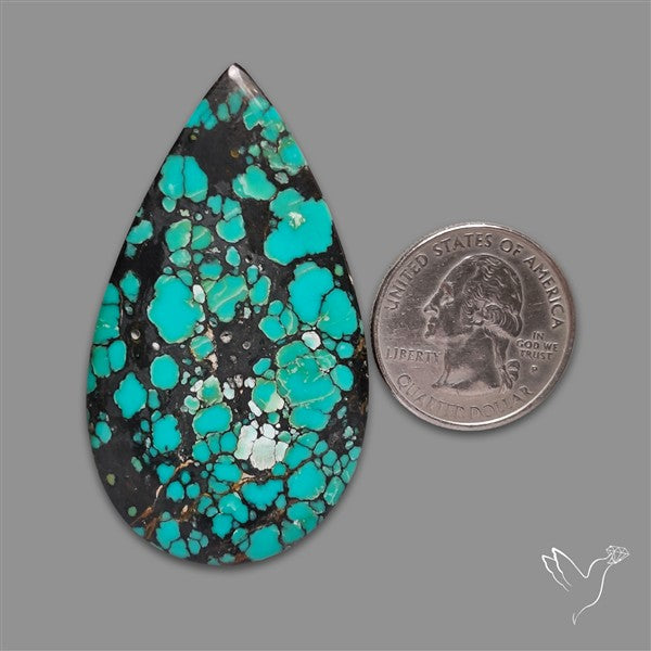 Selected Large Hubei Turquoise Cabochon