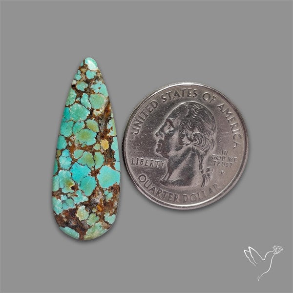 Selected Large Hubei Turquoise Cabochon