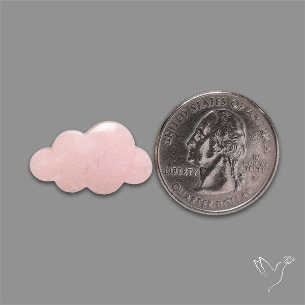 Peruvian Pink Opal Cloud Carving