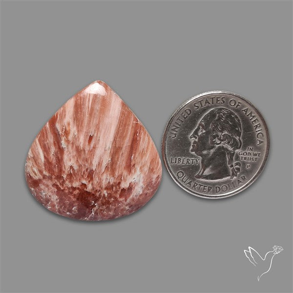 Orange-Brown Calcite Cabochon