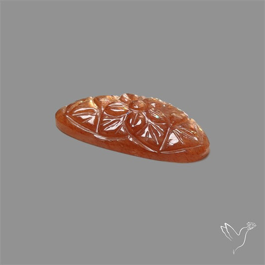 Sunstone Mughal Carving Meteor Shower Sunstone