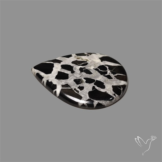 Black Septarian Cabochon