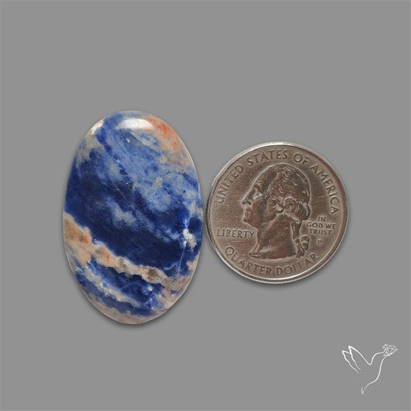 Sunset Sodalite Cabochon