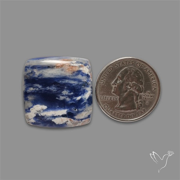 Sunset Sodalite Cabochon