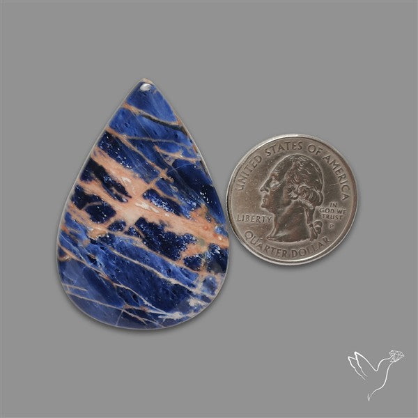 Sunset Sodalite Cabochon
