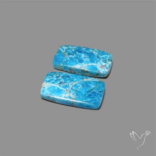 Sky Blue Apatite Pair