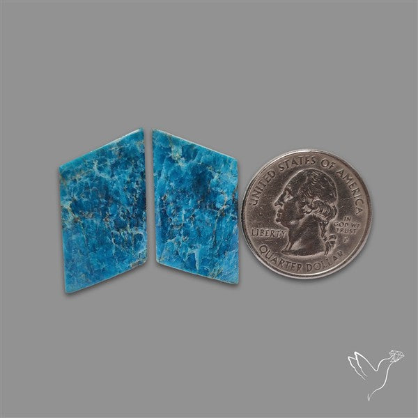 Sky Blue Apatite Pair
