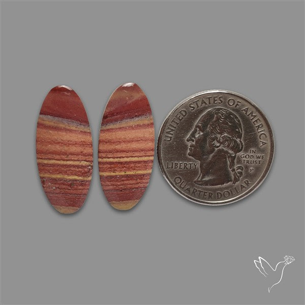 Australian Imperial Jasper Pair