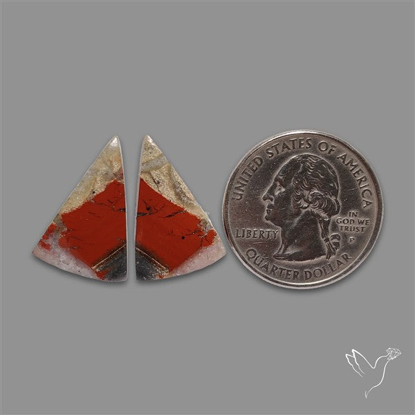 Brecciated Mookaite Pair