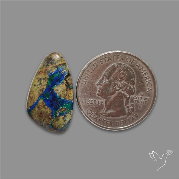 Morenci Azurite Malachite Cabochon