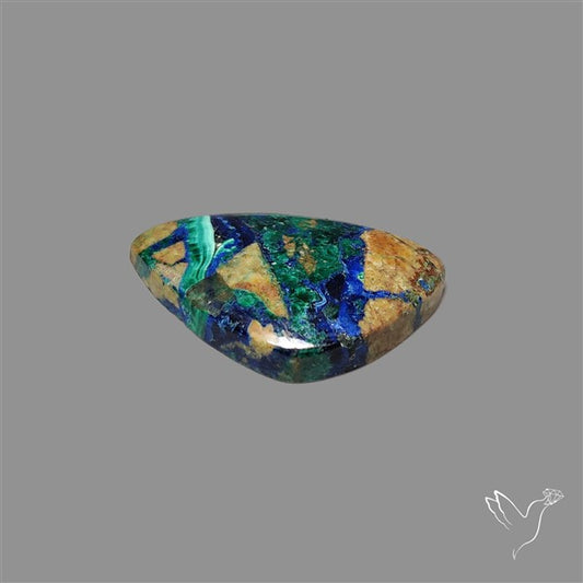 Morenci Azurite Malachite Cabochon