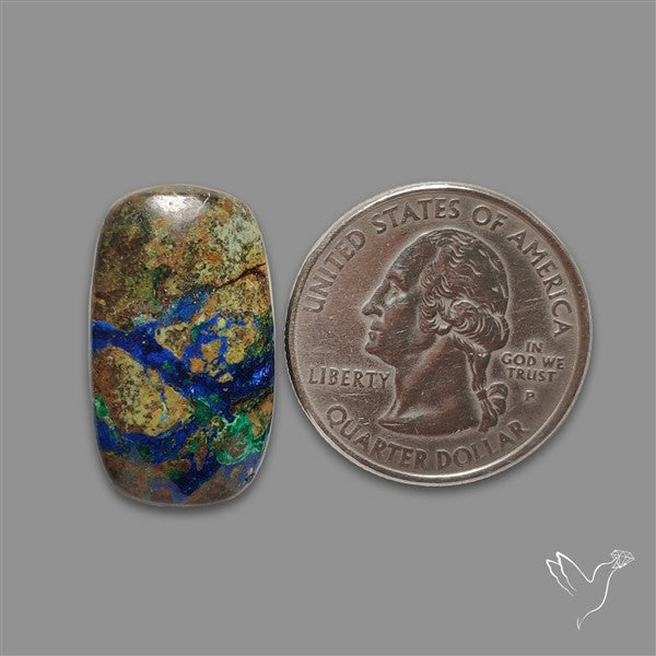 Morenci Azurite Malachite Cabochon