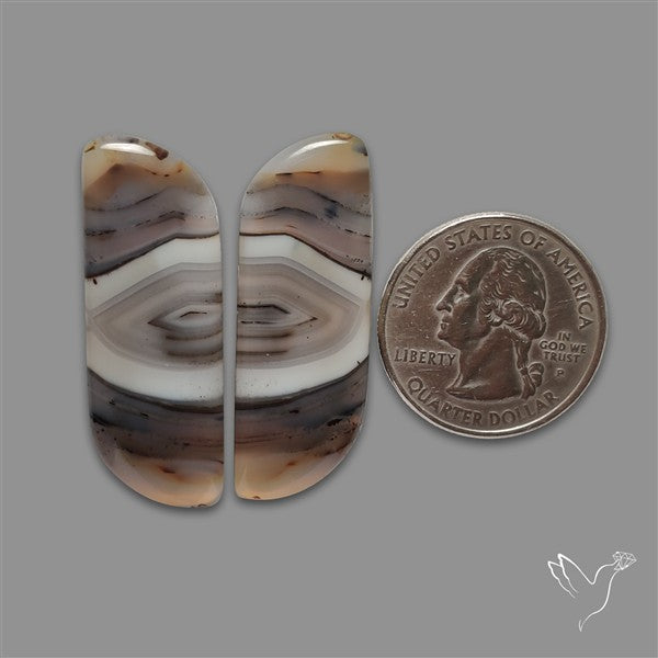 Botswana Agate Pair