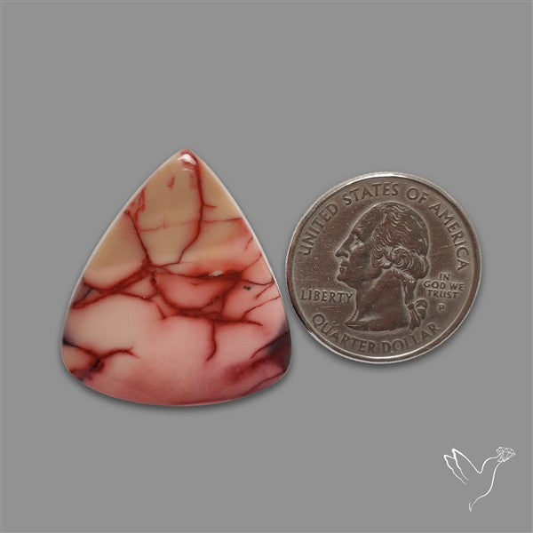 Rare Pink Web Mookaite Cabochon