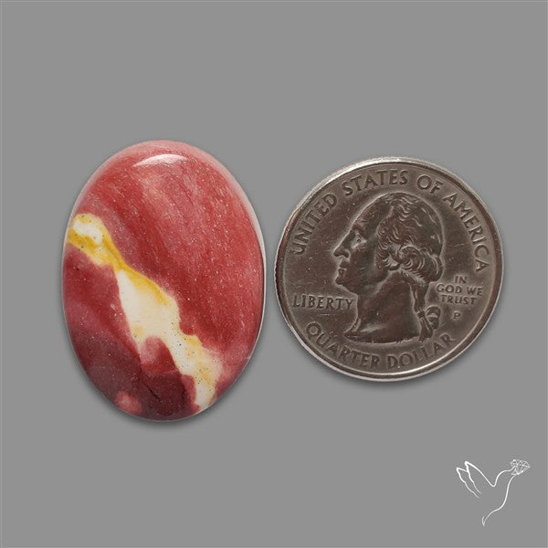 Rare Pink Web Mookaite Cabochon