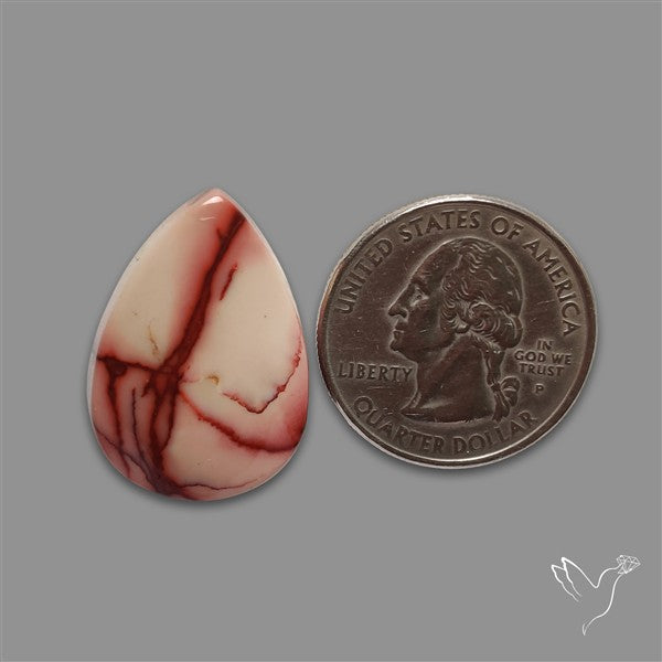 Rare Pink Web Mookaite Cabochon