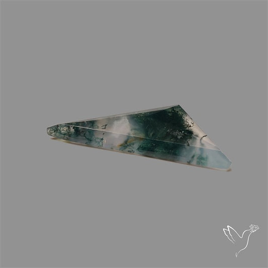 Rose Cut Moss Agate