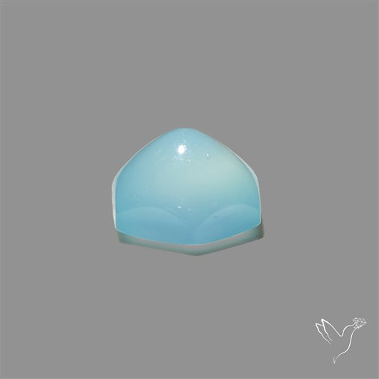 Aqua Chalcedony Cabochon