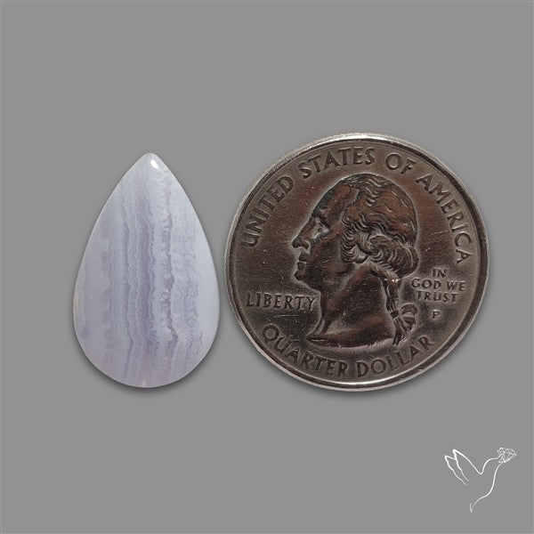 Blue Lace Agate Cabochon