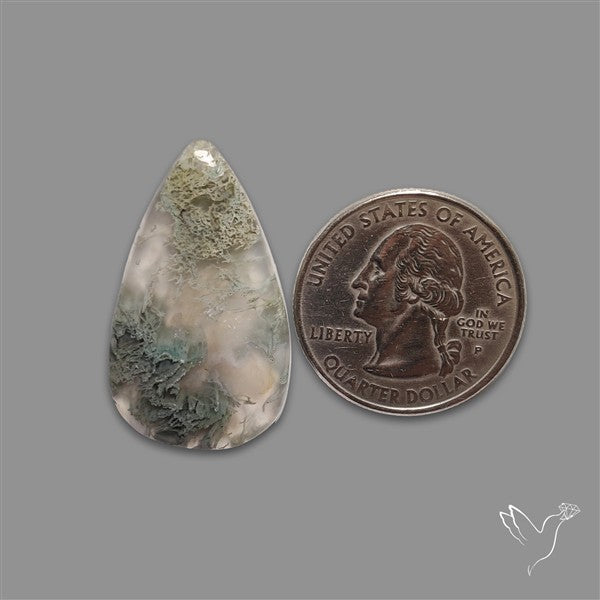 Horse Canyon Moss Agate Cabochon