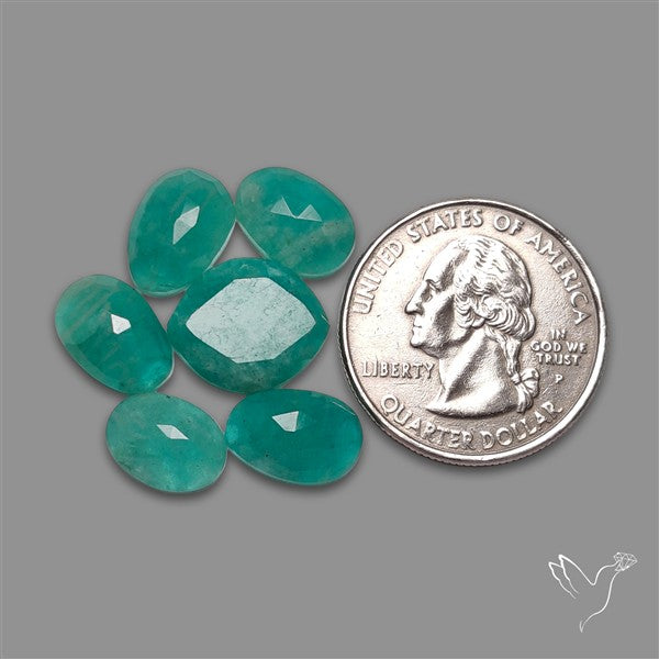Rose Cut Grandidierite Lot