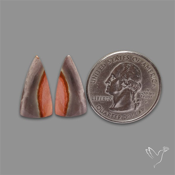 Polychrome Picture Jasper Pair