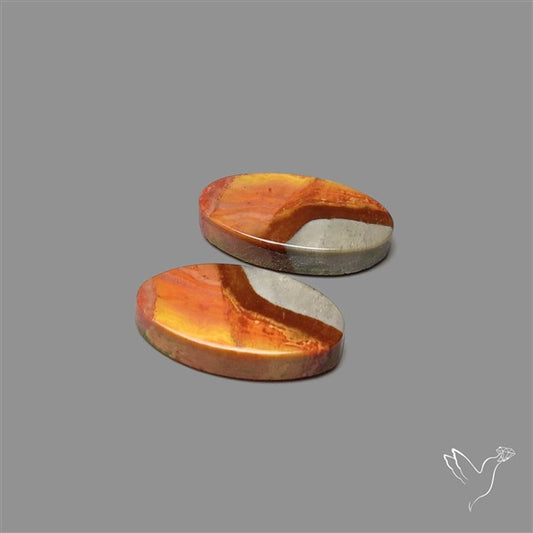 Polychrome Picture Jasper Pair