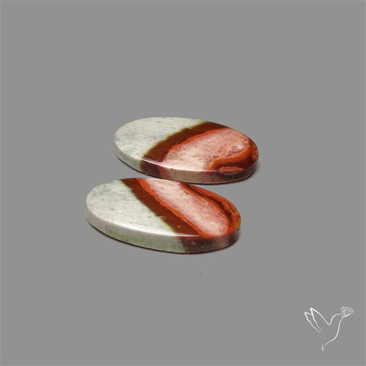 Polychrome Picture Jasper Pair