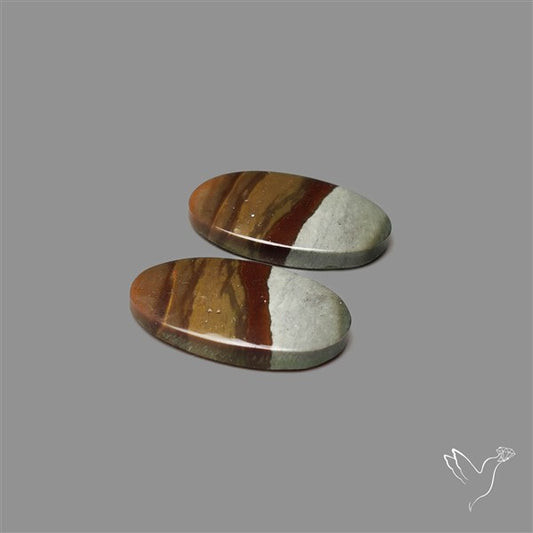 Polychrome Picture Jasper Pair