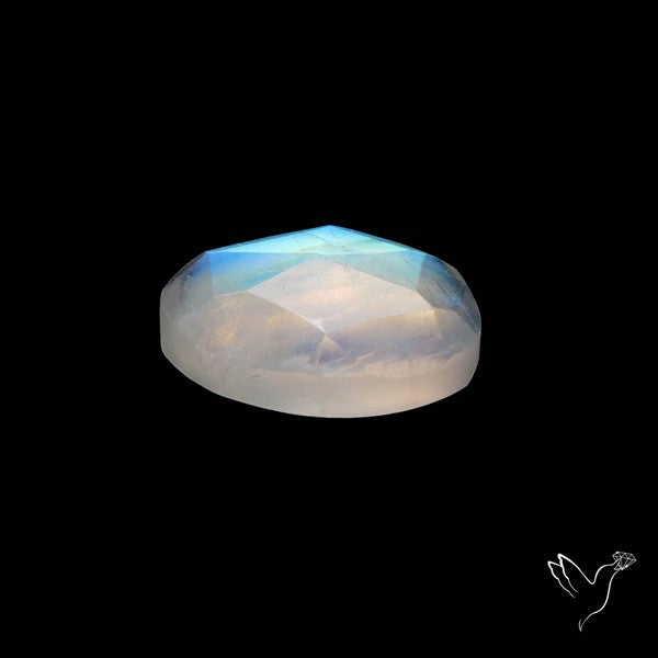 Rose Cut Rainbow Moonstone