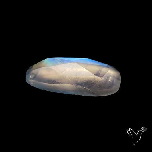 Rose Cut Rainbow Moonstone