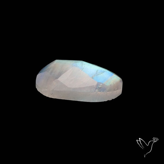 Rose Cut Rainbow Moonstone