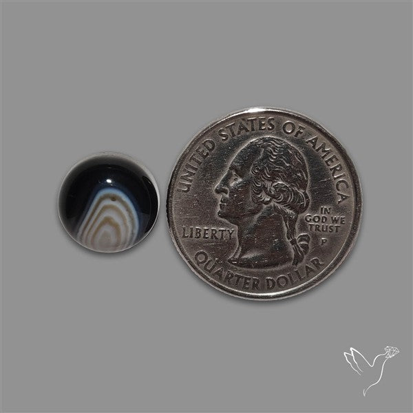 Tuxedo Agate Banded Agate Cabochon